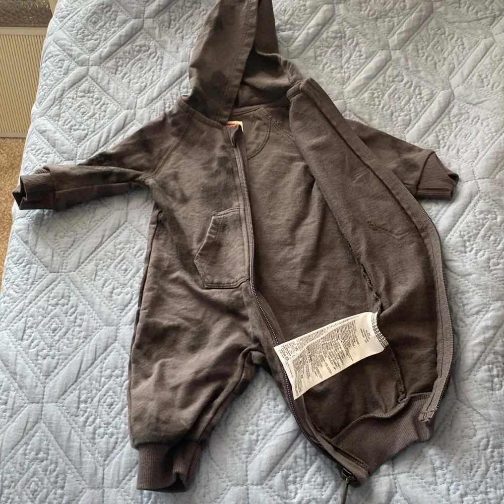 Baby Boy - 3M Levi’s Black/Grey Camo One Piece